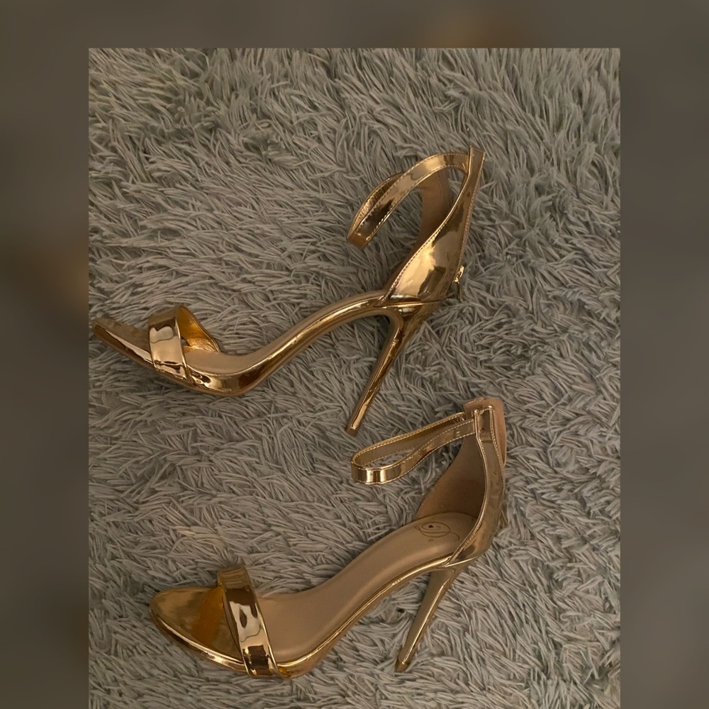 Rose gold heels